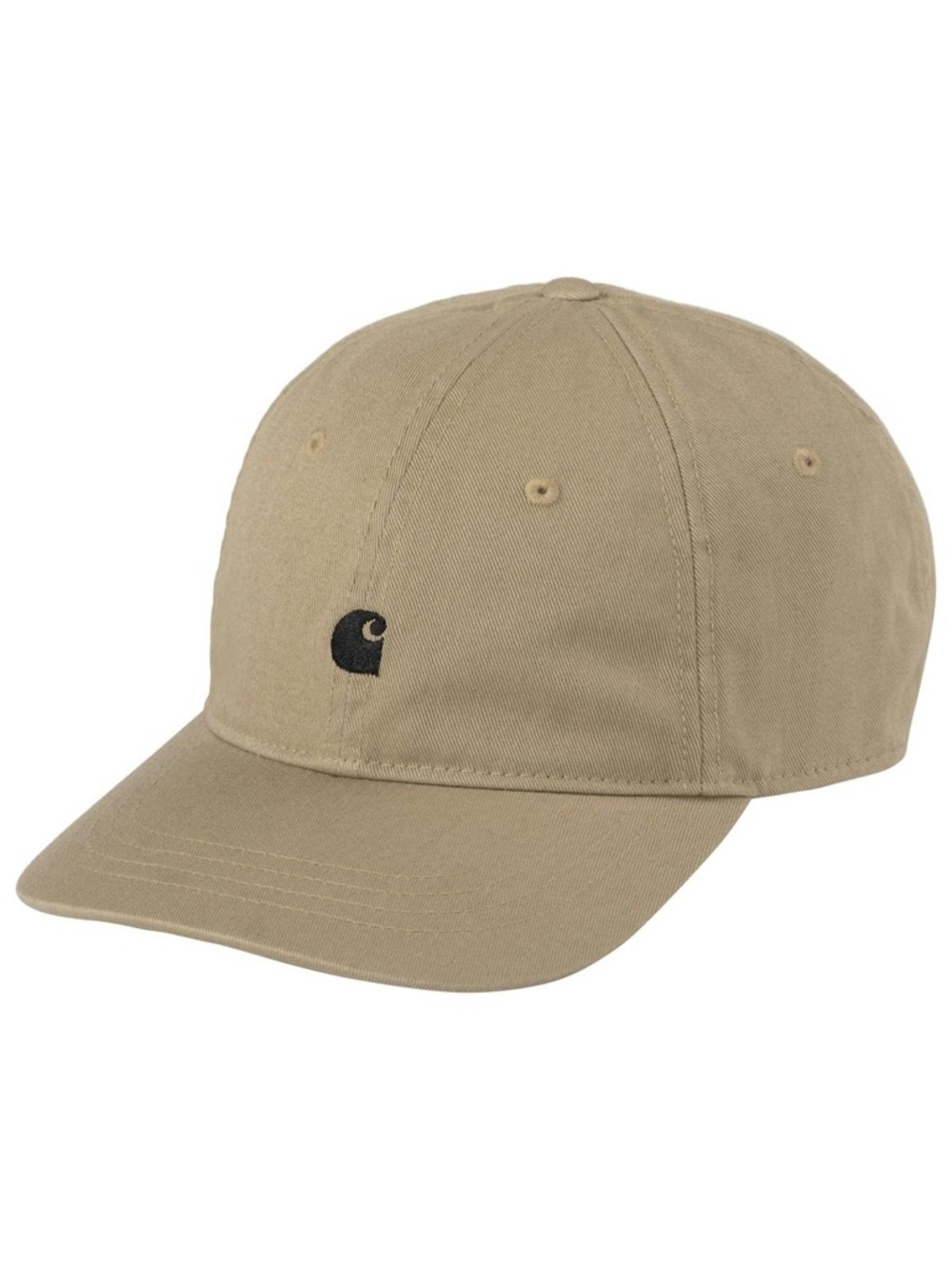 Carhartt WIP Madison Logo Cap Khaki & Navy Blue Adjustable Cotton Dad Hat